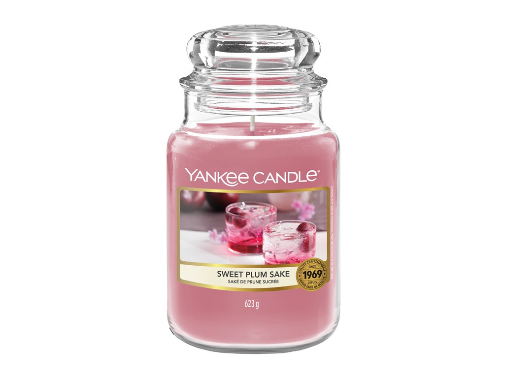Yankee Candle Aromatická svíčka Classic velká Sweet Plum Sake 623 g