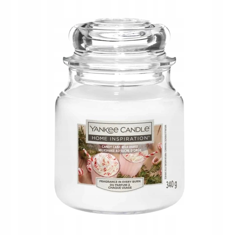Yankee Candle Aromatická svíčka Home Inspiration Candy Cane Milkshake 340 g