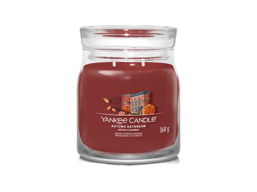 Levně Yankee Candle Aromatická svíčka Signature sklo střední Autumn Daydream 368 g