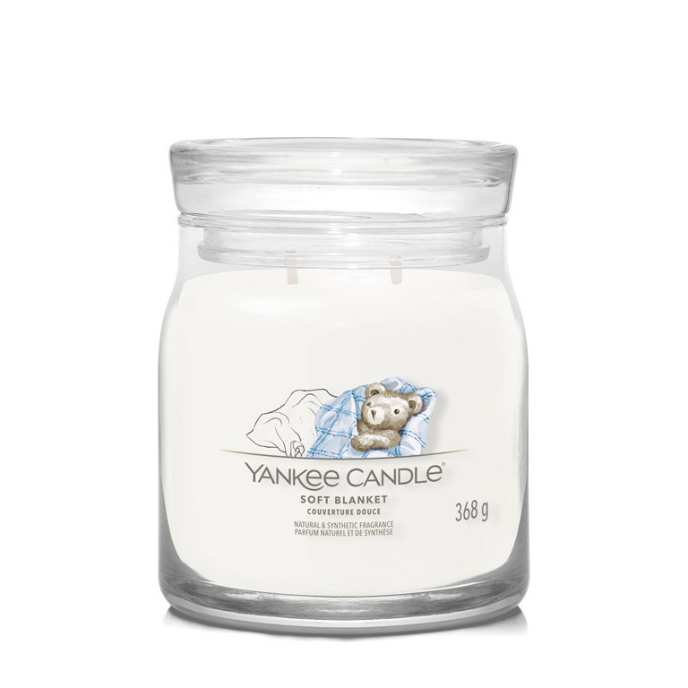 Zobrazit detail výrobku Yankee Candle Aromatická svíčka Signature sklo střední Soft Blanket 368 g