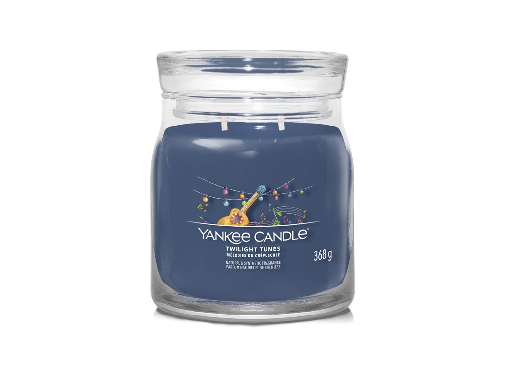 Yankee Candle Aromatická svíčka Signature sklo střední Twilight Tunes 368 g
