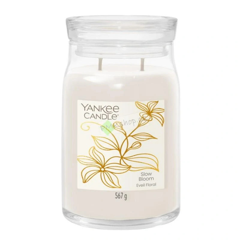 Yankee Candle Aromatická svíčka Signature sklo velké Slow Bloom 567 g
