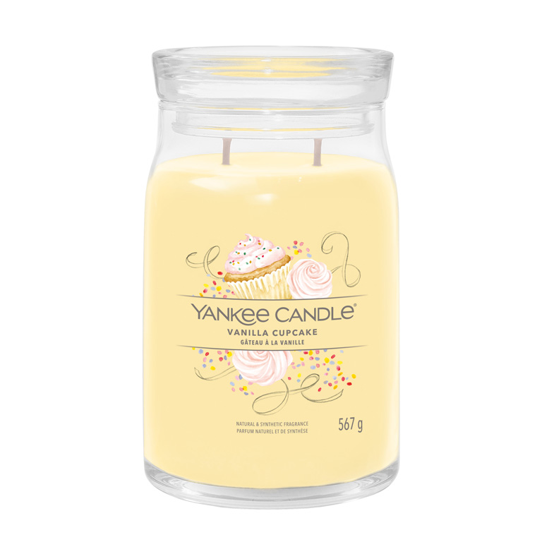Zobrazit detail výrobku Yankee Candle Aromatická svíčka Signature sklo velké Vanilla Cupcake 567 g