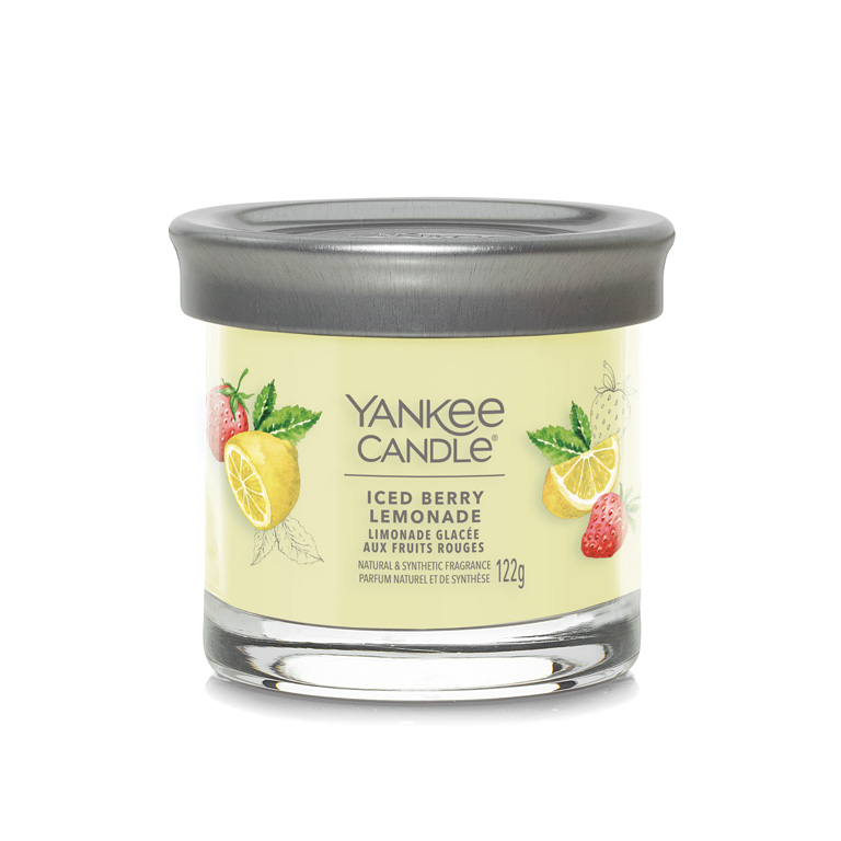 Levně Yankee Candle Aromatická svíčka Signature tumbler malý Iced Berry Lemonade 122 g