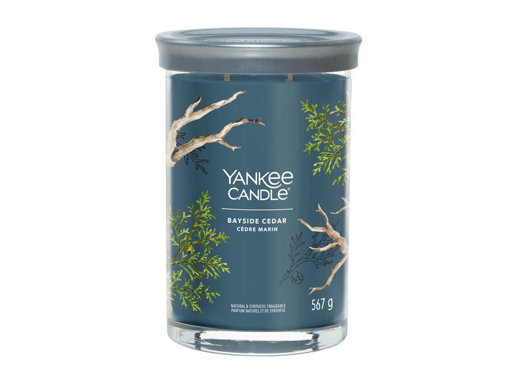 Yankee Candle Aromatická svíčka Signature tumbler velký Bayside Cedar 567 g