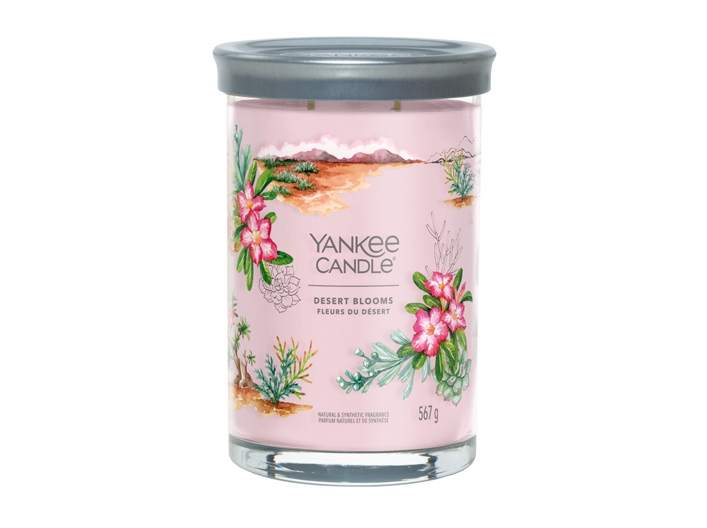 Levně Yankee Candle Aromatická svíčka Signature tumbler velký Desert Blooms 567 g