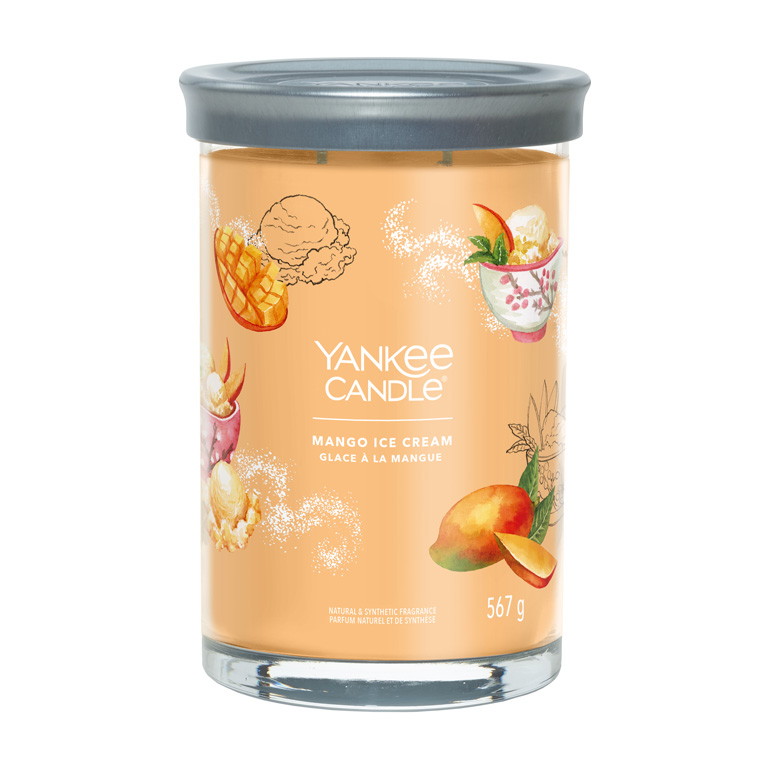 Yankee Candle Aromatická svíčka Signature tumbler velký Mango Ice Cream 567 g