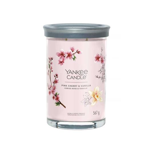 Levně Yankee Candle Aromatická svíčka Signature tumbler velký Pink Cherry Vanilla 567 g