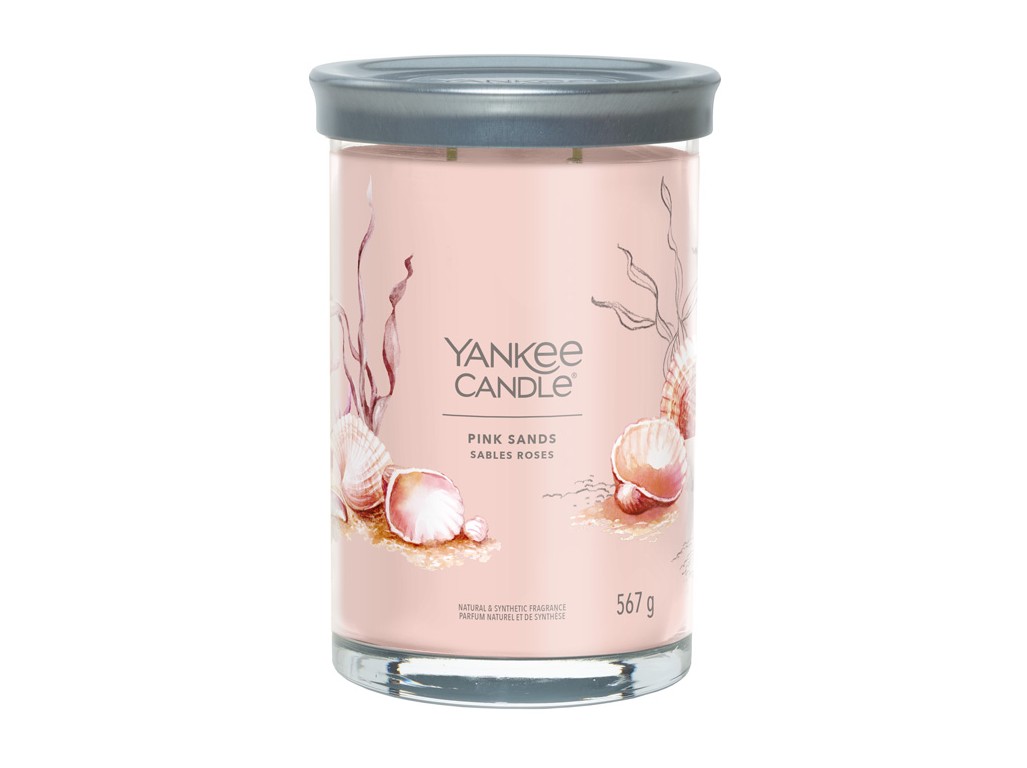 Levně Yankee Candle Aromatická svíčka Signature tumbler velký Pink Sand 567 g