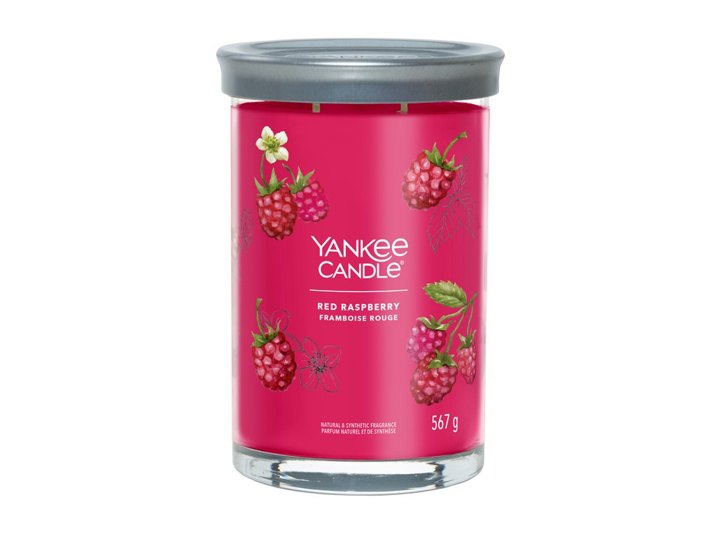 Levně Yankee Candle Aromatická svíčka Signature tumbler velký Red Raspberry 567 g