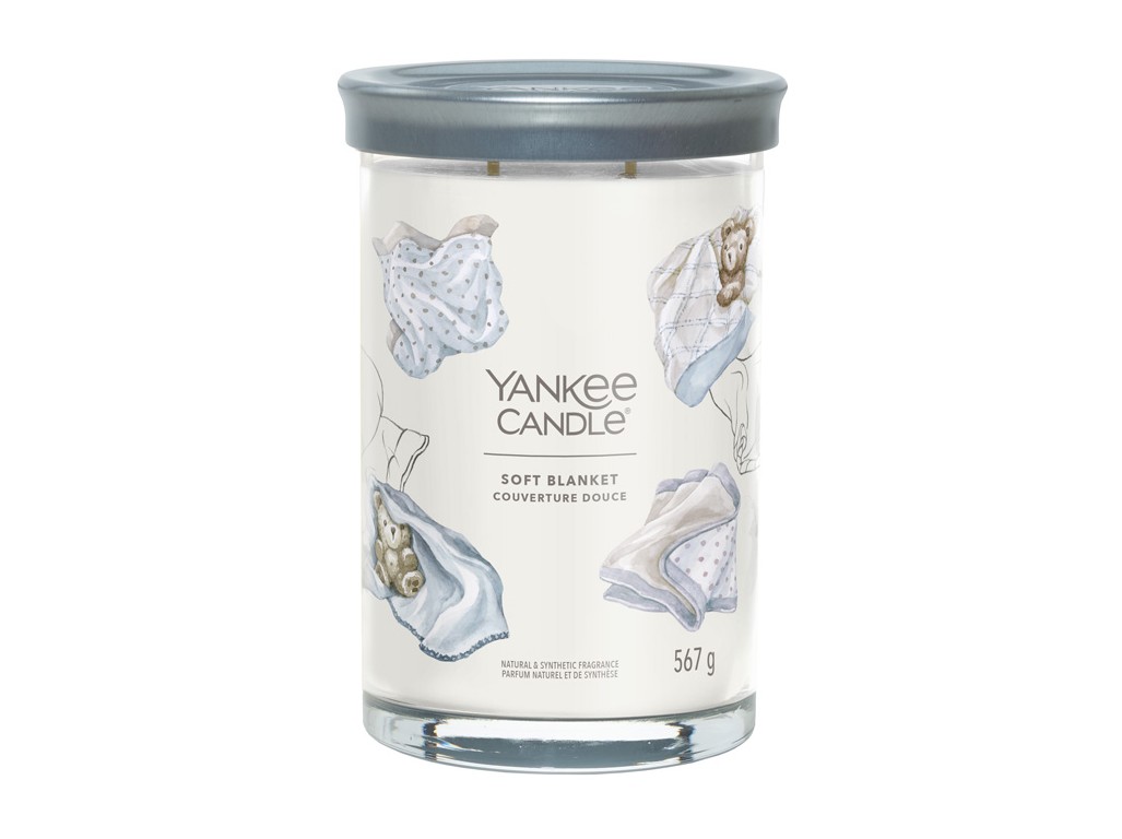Levně Yankee Candle Aromatická svíčka Signature tumbler velký Soft Blanket 567 g