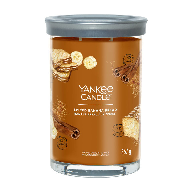 Zobrazit detail výrobku Yankee Candle Aromatická svíčka Signature tumbler velký Spiced Banana Bread 567 g