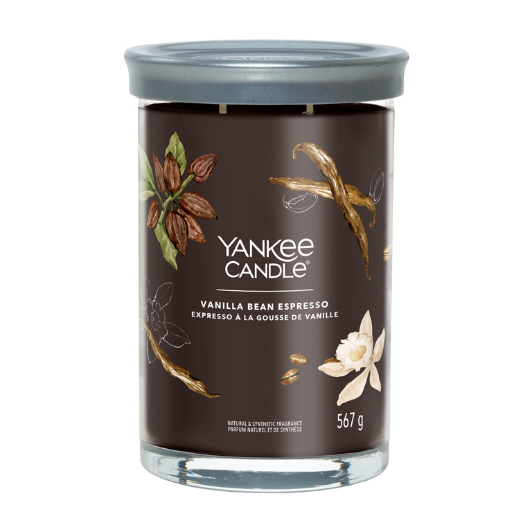 Levně Yankee Candle Aromatická svíčka Signature tumbler velký Vanilla Bean Espresso 567 g
