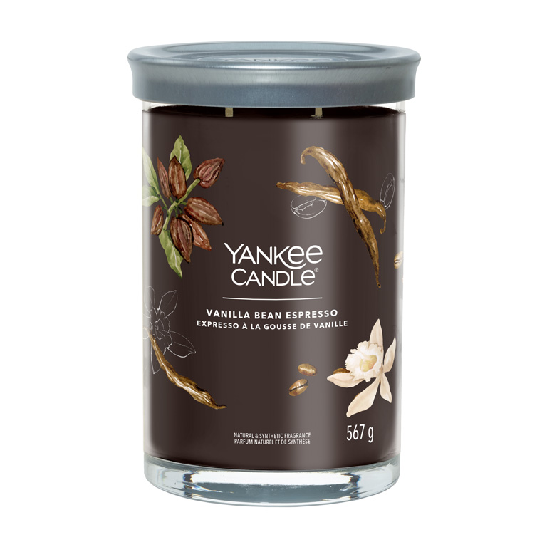 Yankee Candle Aromatická svíčka Signature tumbler velký Vanilla Bean Espresso 567 g