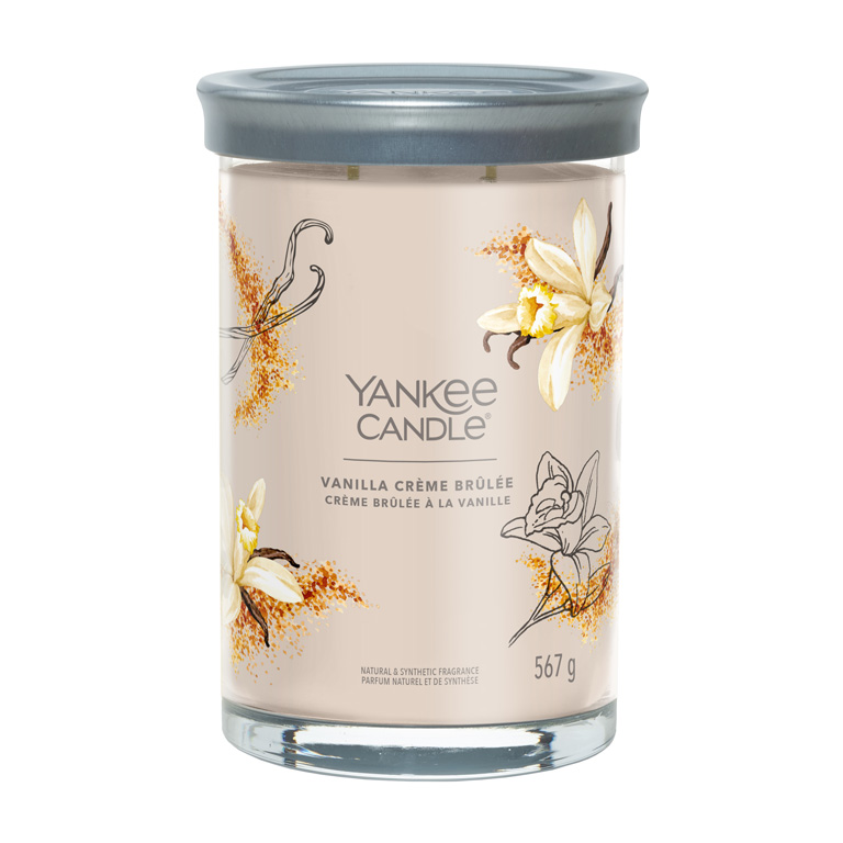 Yankee Candle Aromatická svíčka Signature tumbler velký Vanilla Creme Brulée 567 g