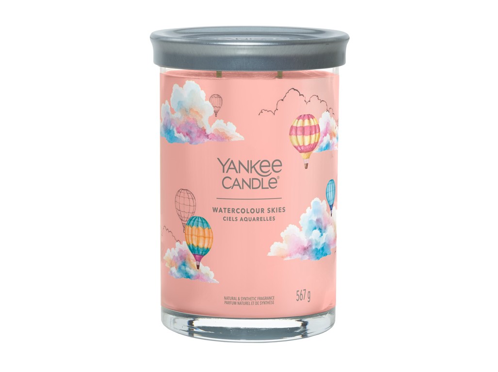 Levně Yankee Candle Aromatická svíčka Signature tumbler velký Watercolour Skies 567 g