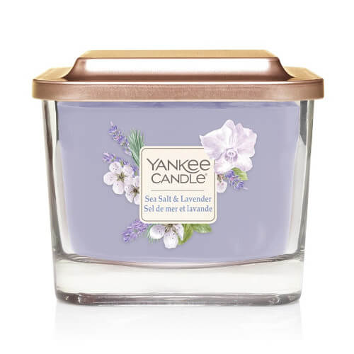 Zobrazit detail výrobku Yankee Candle Aromatická svíčka střední hranatá Sea Salt & Lavender 347 g
