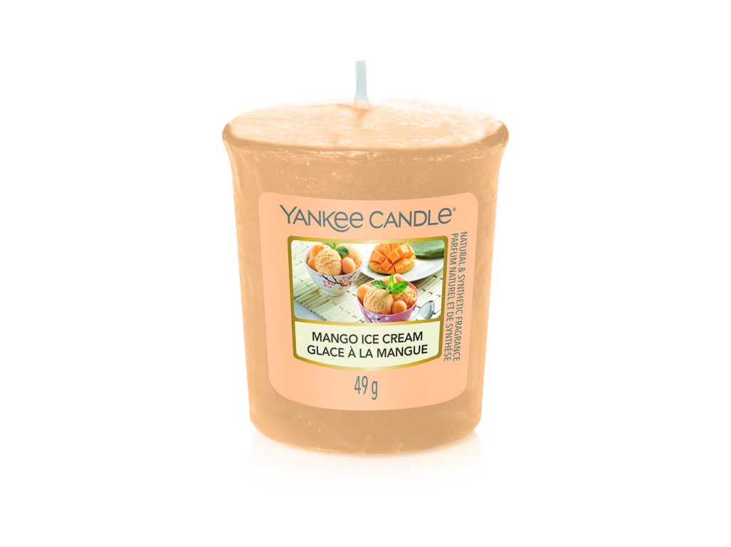 Zobrazit detail výrobku Yankee Candle Aromatická votivní svíčka Mango Ice Cream 49 g