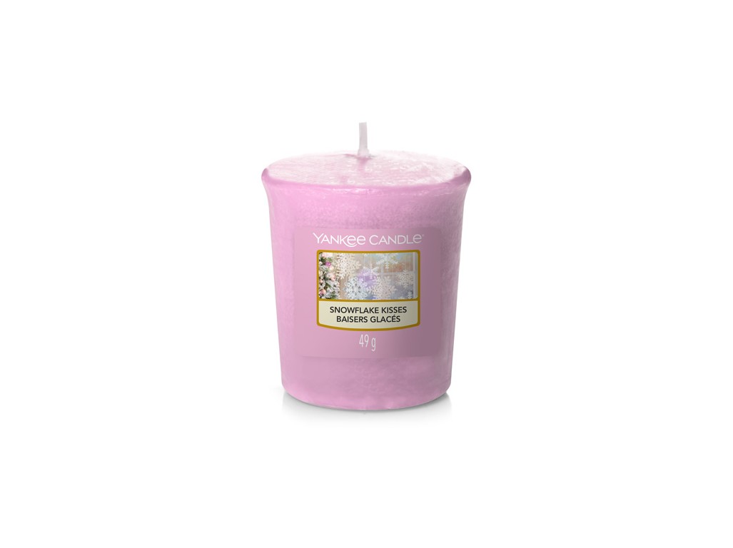 Yankee Candle Aromatická votivní svíčka Snowflake Kisses 49 g