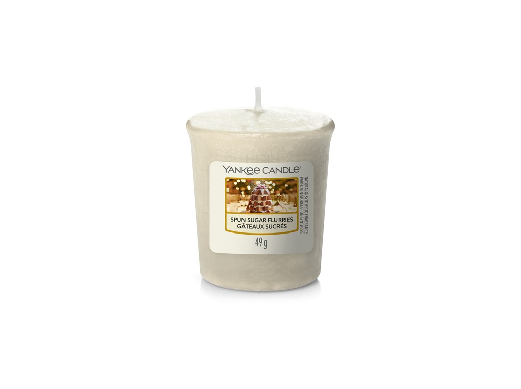 Yankee Candle Aromatická votivní svíčka Spun Sugar Flurries 49 g