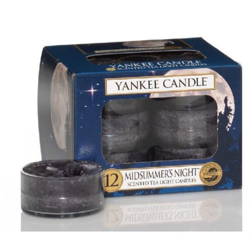 Yankee Candle Aromatické čajové svíčky Midsummer`s Night 12 x 9,8 g
