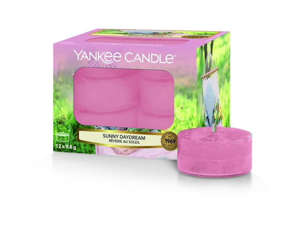 Yankee Candle Aromatické čajové sviečky Sunny Daydream 12 x 9,8 g