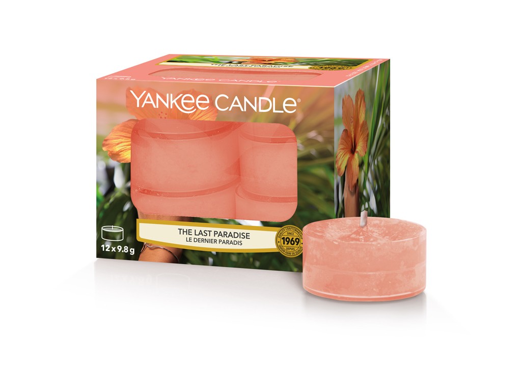 Yankee Candle Aromatické čajové sviečky The Last Paradise 12 x 9,8 g