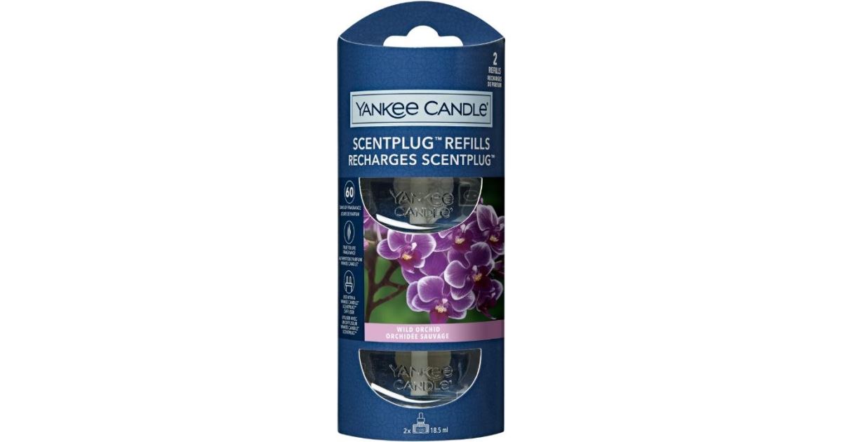 Levně Yankee Candle Náhradní náplň do elektrického difuzéru Wild Orchid 2 x 18,5 ml