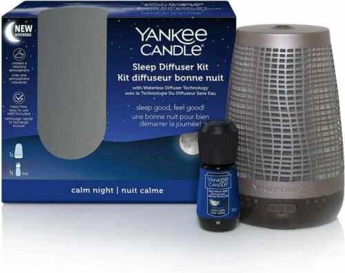 Yankee Candle Vonný difuzér Calm Night Sleep Diffuser Kit