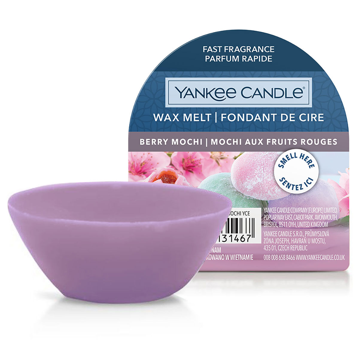Yankee Candle Vonný vosk Berry Mochi (Wax Melt) 22 g