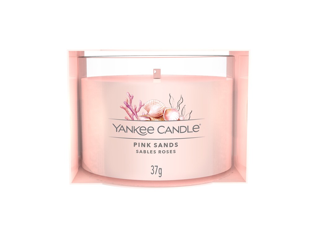 Yankee Candle Votivní svíčka ve skle Pink Sands 37 g