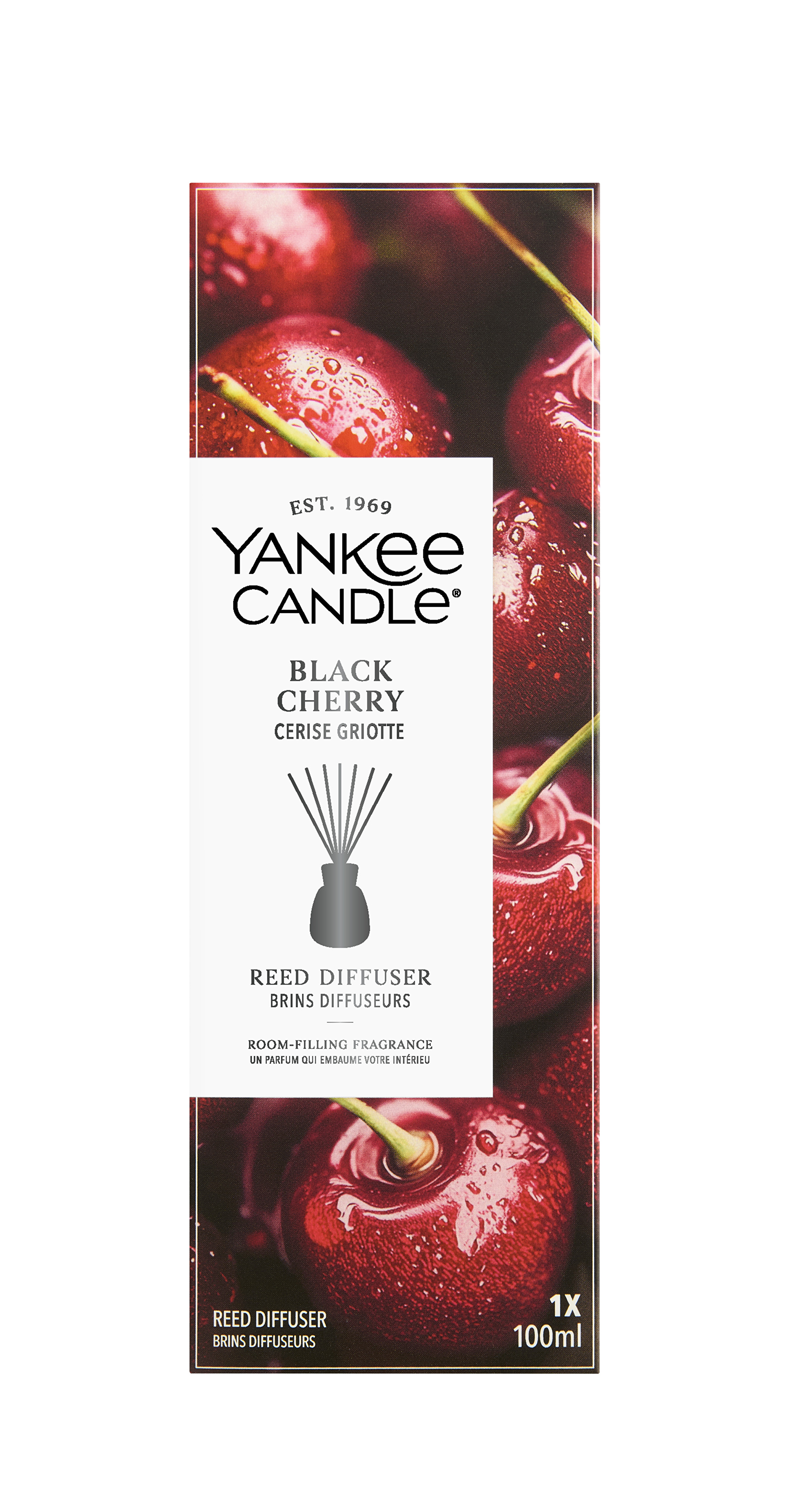 Yankee Candle Difuzér Signature Black Cherry Reed Difusser 100 ml