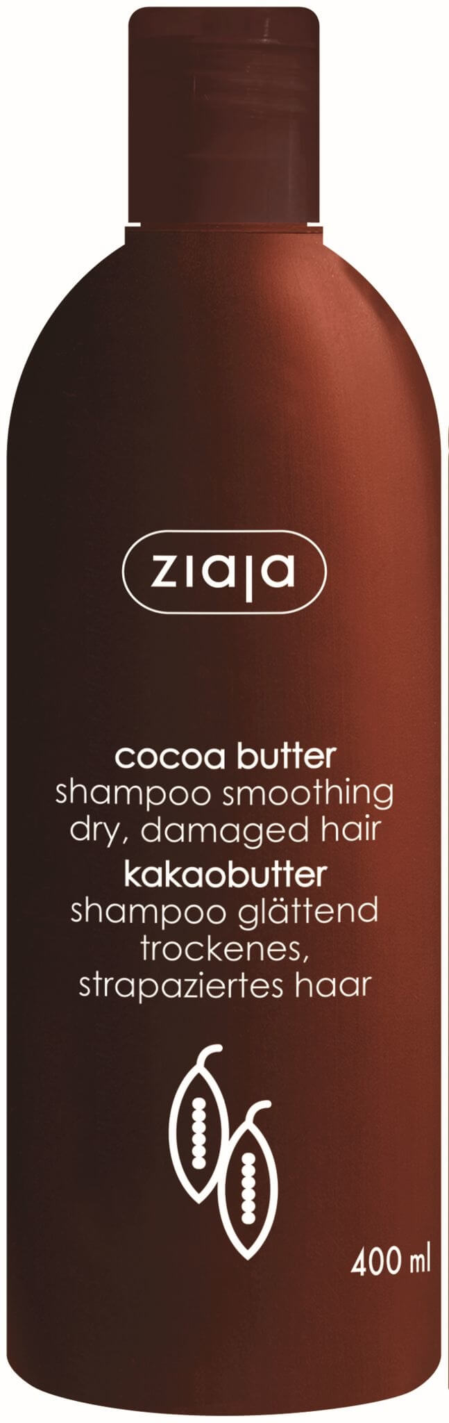 Zobrazit detail výrobku Ziaja Vyhlazující šampon na suché a poškozené vlasy Cocoa Butter 400 ml