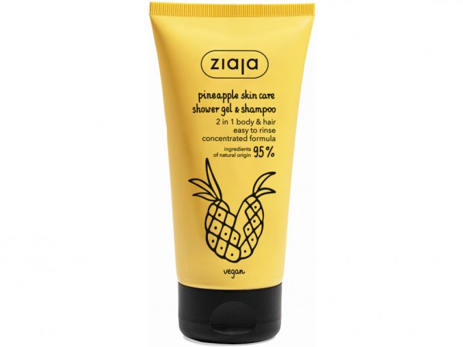 Zobrazit detail výrobku Ziaja Energizující sprchový gel & šampon Pineapple Skin Care (Shower Gel & Shampoo) 160 ml