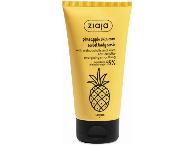 Levně Ziaja Tělový peeling Pineapple Skin Care (Sorbet Body Scrub) 160 ml