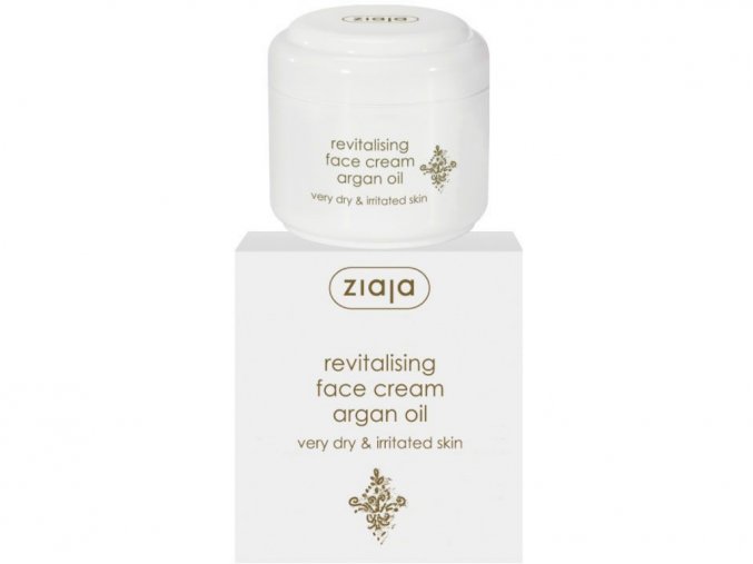 Zobrazit detail výrobku Ziaja Zklidňující a ochranný pleťový krém Argan Oil (Revitalising Face Cream) 50 ml