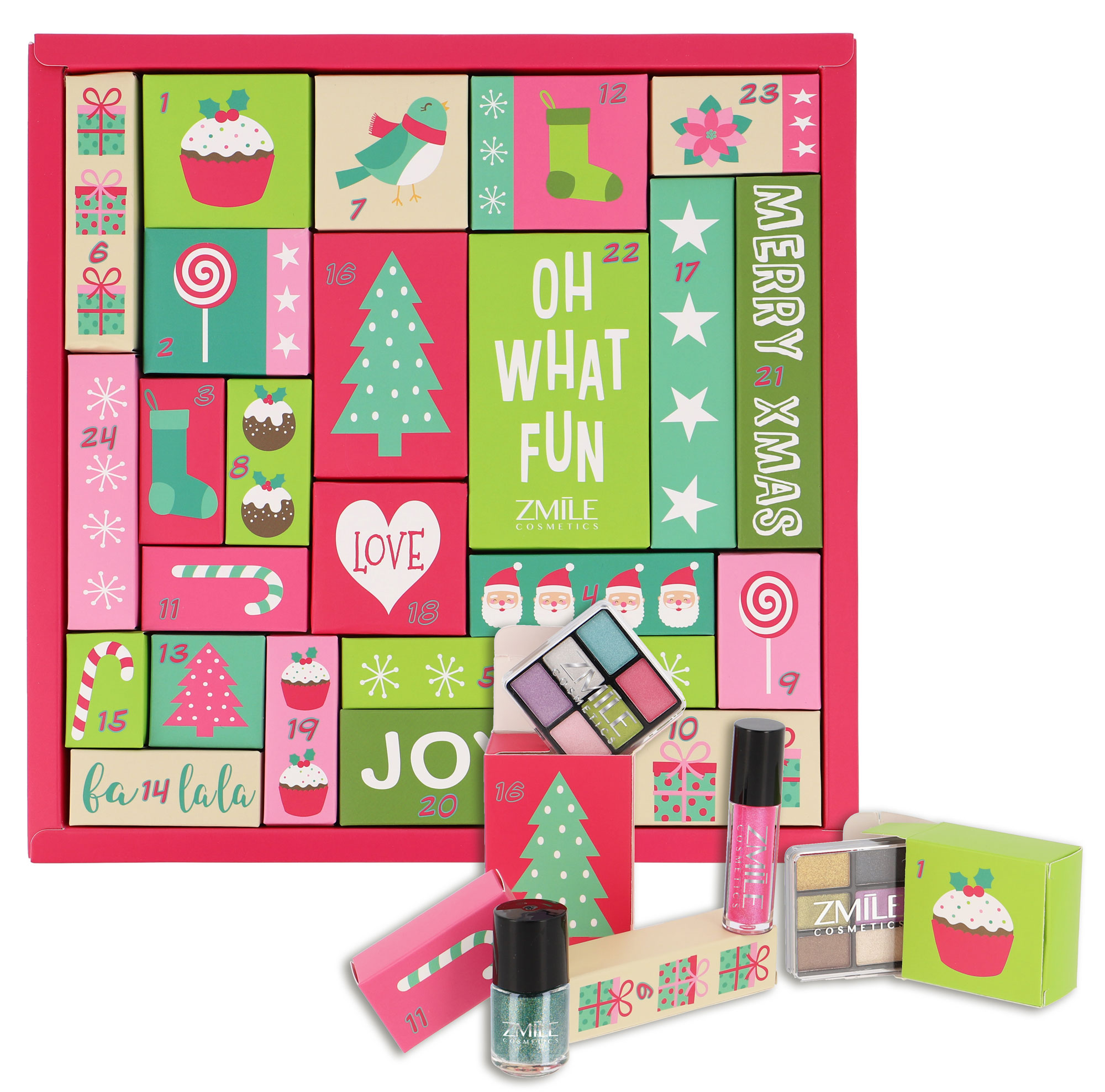 ZMILE COSMETICS Adventný kalendár Puzzle Oh What Fun