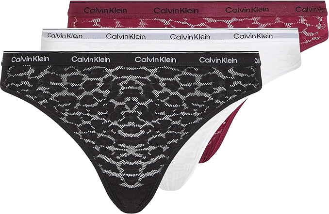 Calvin Klein 3 PACK - dámske nohavičky Bikini PLUS SIZE QD5069E-NPE-plus-size 3XL