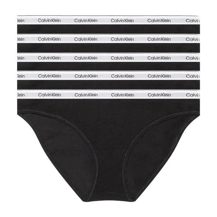 Calvin Klein 5 PACK - dámske nohavičky Bikini PLUS SIZE QD5208E-UB1-plus-size XXL