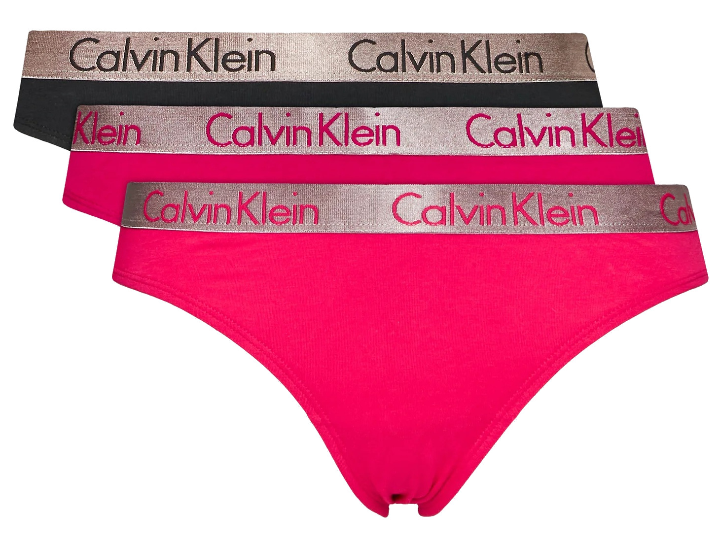 Calvin Klein 3 PACK - női alsó Bikini QD3561E-6VS XS