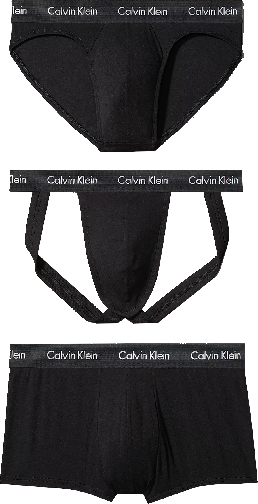 Calvin Klein 3 PACK - pánska sada spodnej bielizne NB3877A-UB1 M