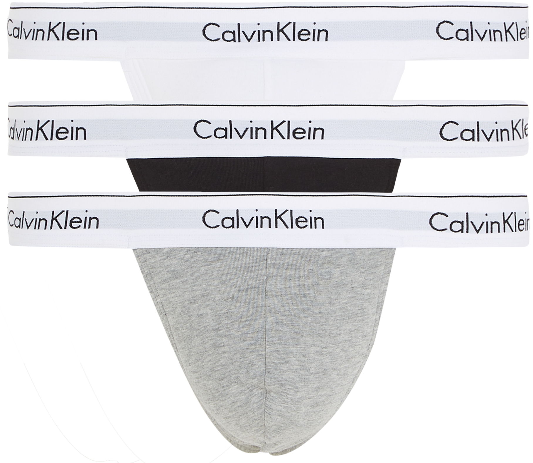 Calvin Klein 3 PACK - férfi tanga NB3226A-MP1 M