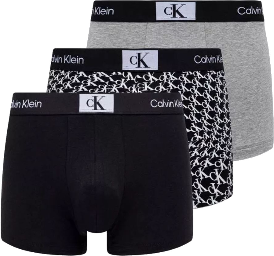 Calvin Klein 3 PACK - pánské boxerky CK96 NB3528E-JGN XXL