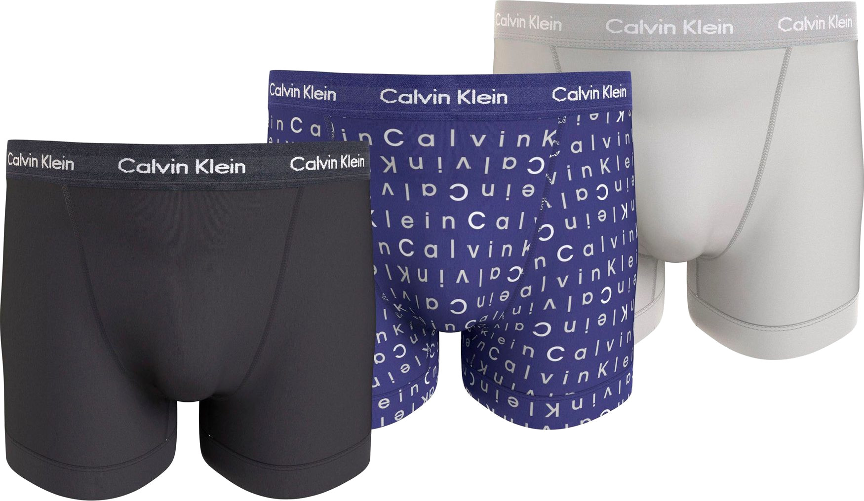 Calvin Klein 3 PACK - férfi boxeralsó PLUS SIZE NB2665A-H4Y 3XL