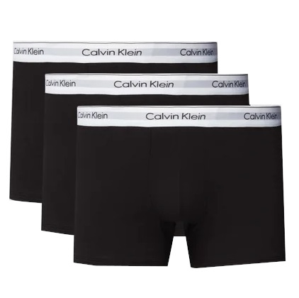 Calvin Klein 3 PACK - férfi boxeralsó PLUS SIZE NB3377A-001 XXL