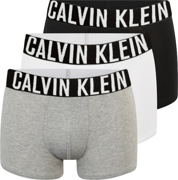 Levně Calvin Klein 3 PACK - pánské boxerky PLUS SIZE NB3839A-MP1 XXL