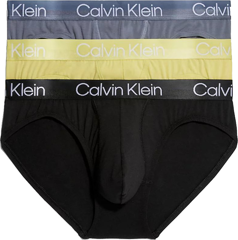Calvin Klein 3 PACK - pánské slipy NB2969A-CBJ L