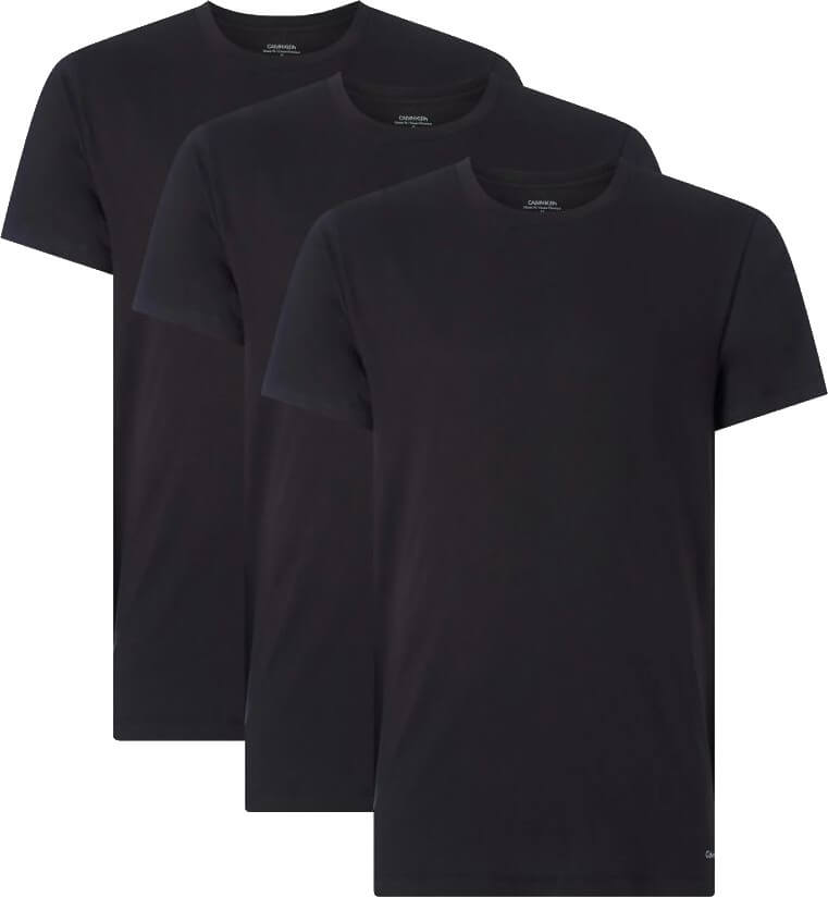 Calvin Klein 3 PACK - pánske tričko Regular Fit NB4011E-001 S