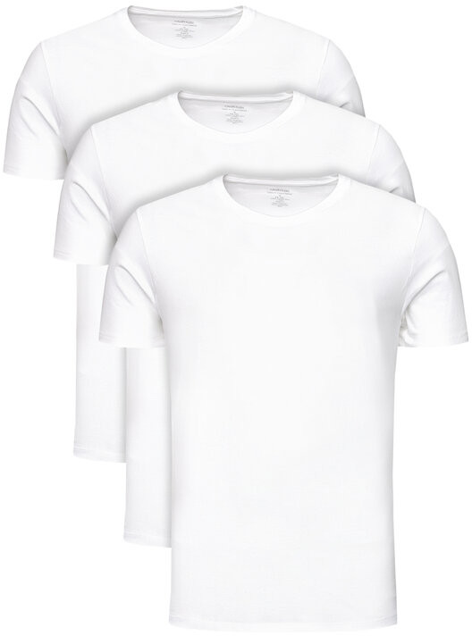 Calvin Klein 3 PACK - férfi póló Regular Fit NB4011E-100 XL