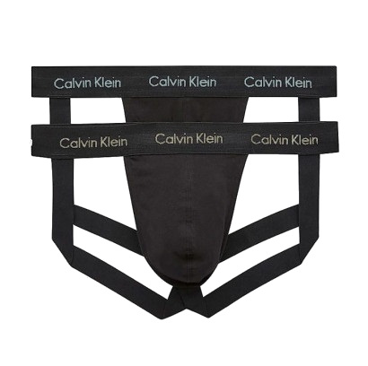 Levně Calvin Klein 2 PACK - pánské slipy JOCK STRAP NB1354A-6F2 XL